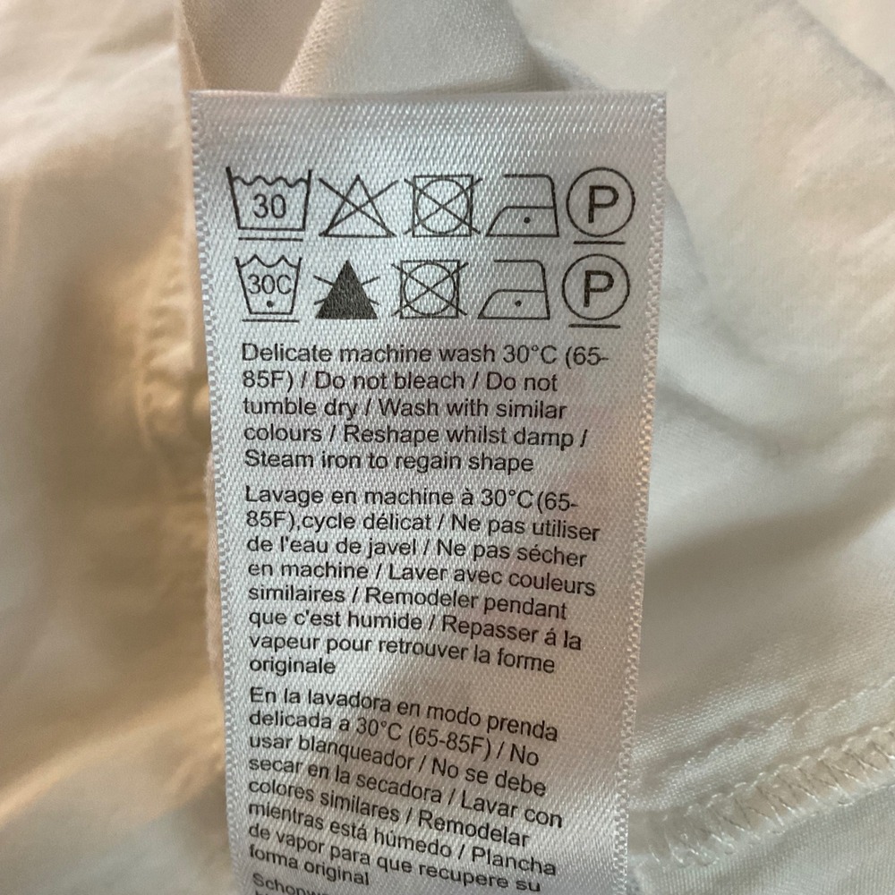 Seraphine Shirred Maternity Nursing Maxi Dress White Swiss Dot US 14 baby shower - Picture 12 of 12